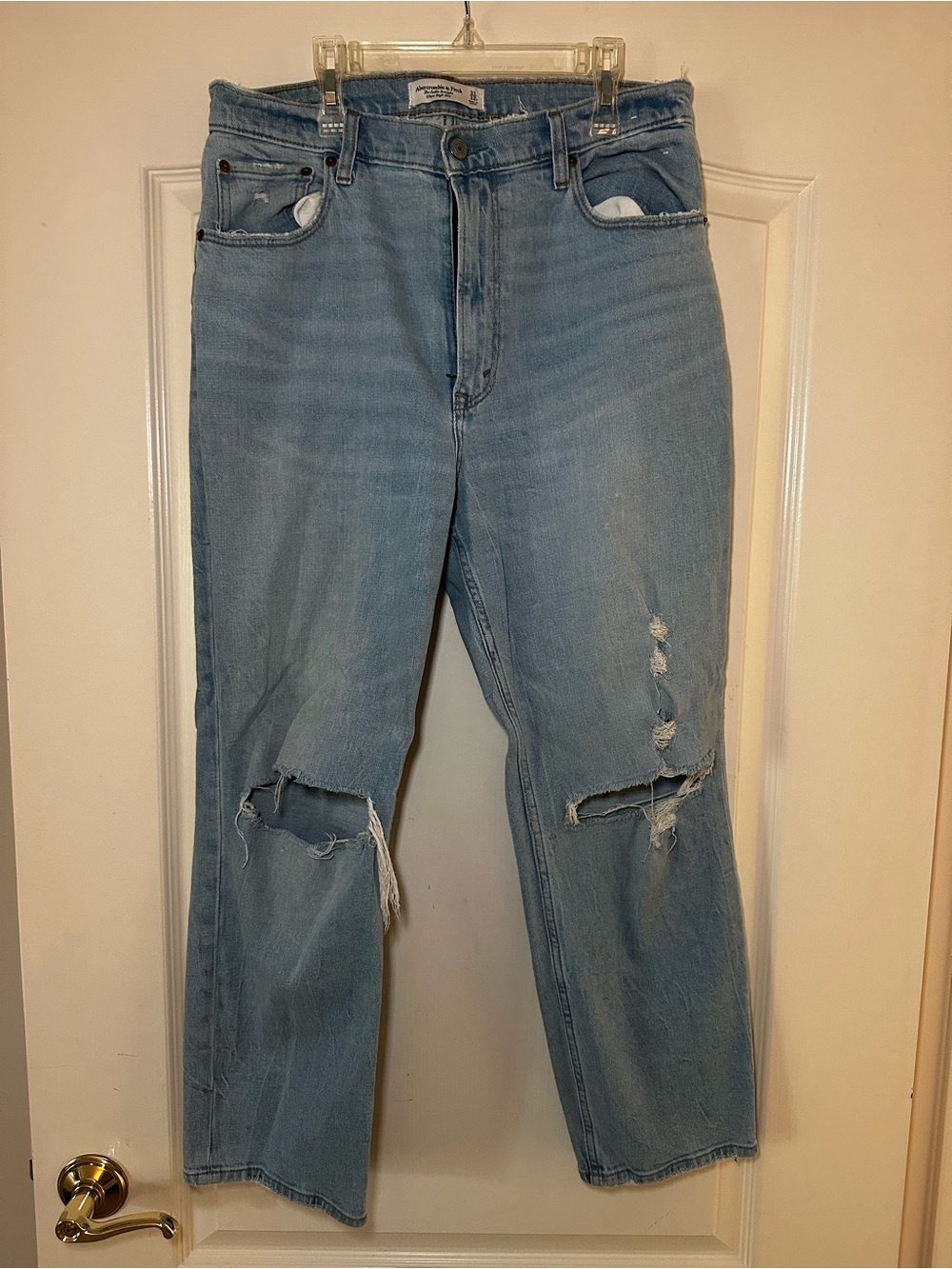 Light Blue Distressed Jeans